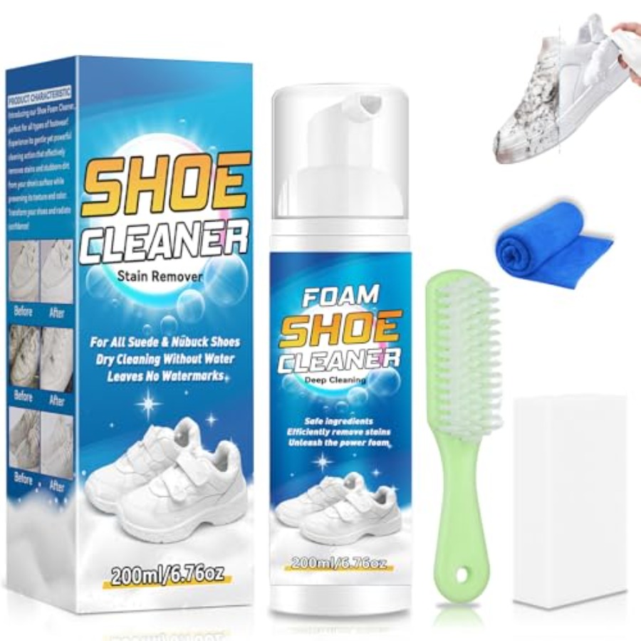 Sneaker Cleaning Kit - White Shoe Cleaner Kit 6.76Oz, Sneaker