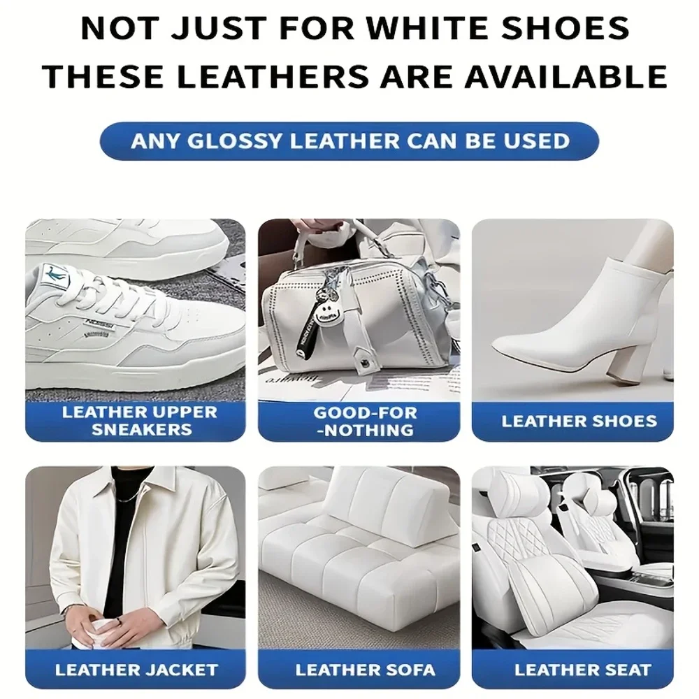 LOORSAN White Leather Sneaker  - Sneaker Cleaning Kit ulasan dan harga