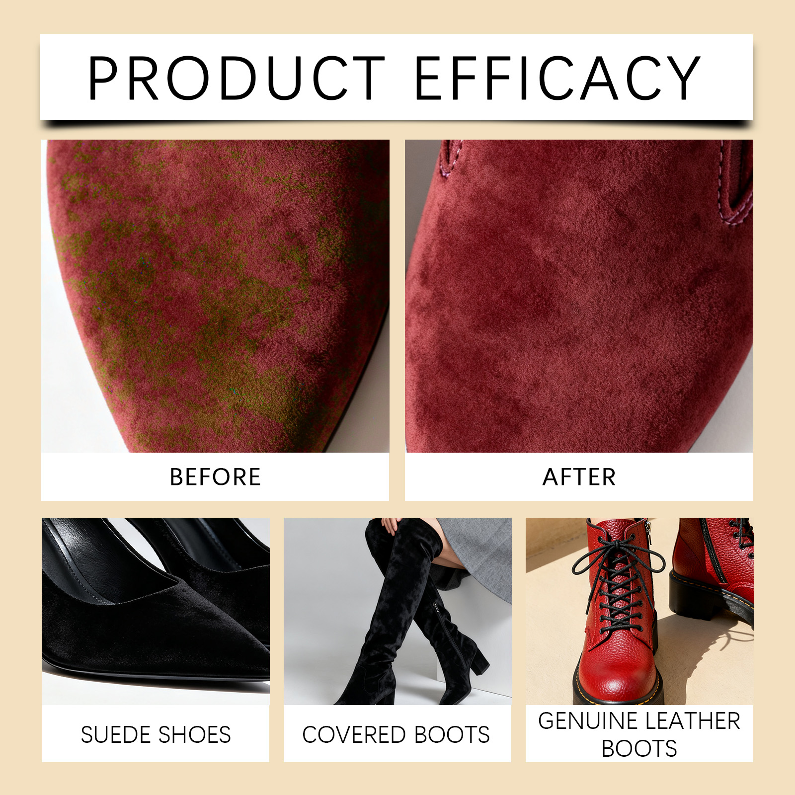 Suede Cleaner Spray Nubuck Car - Sneaker Cleaning Kit ulasan dan harga