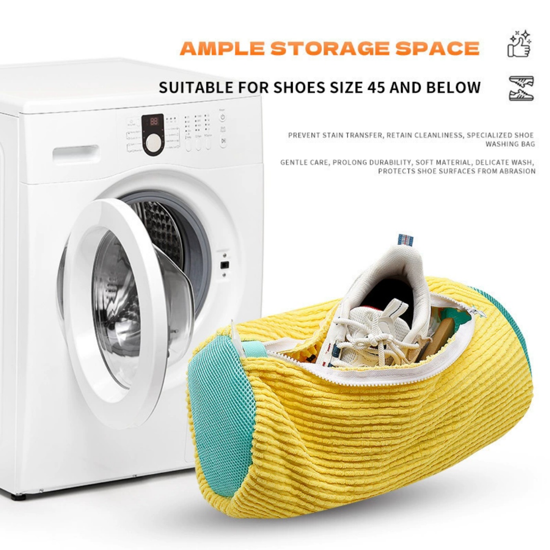 Shoe Washing Laundry Bag, Cord - Sneaker Care Cleaning Kit ulasan dan harga