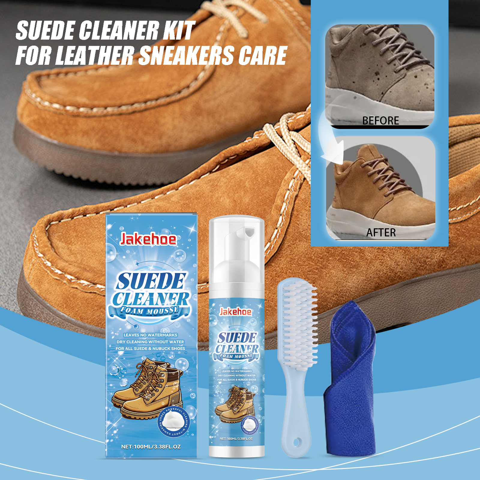 Suede Cleaner Kit Leather Velv - Sneaker Cleaning Kit ulasan dan harga