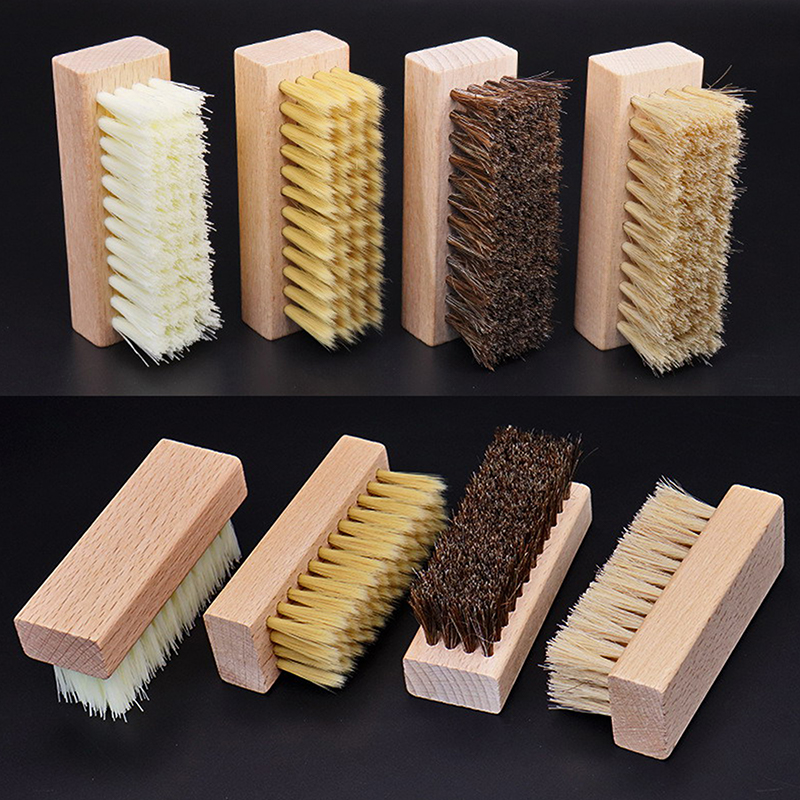 Useful Wood Handle Shoe Brush  - Sneaker Cleaning Kit ulasan dan harga