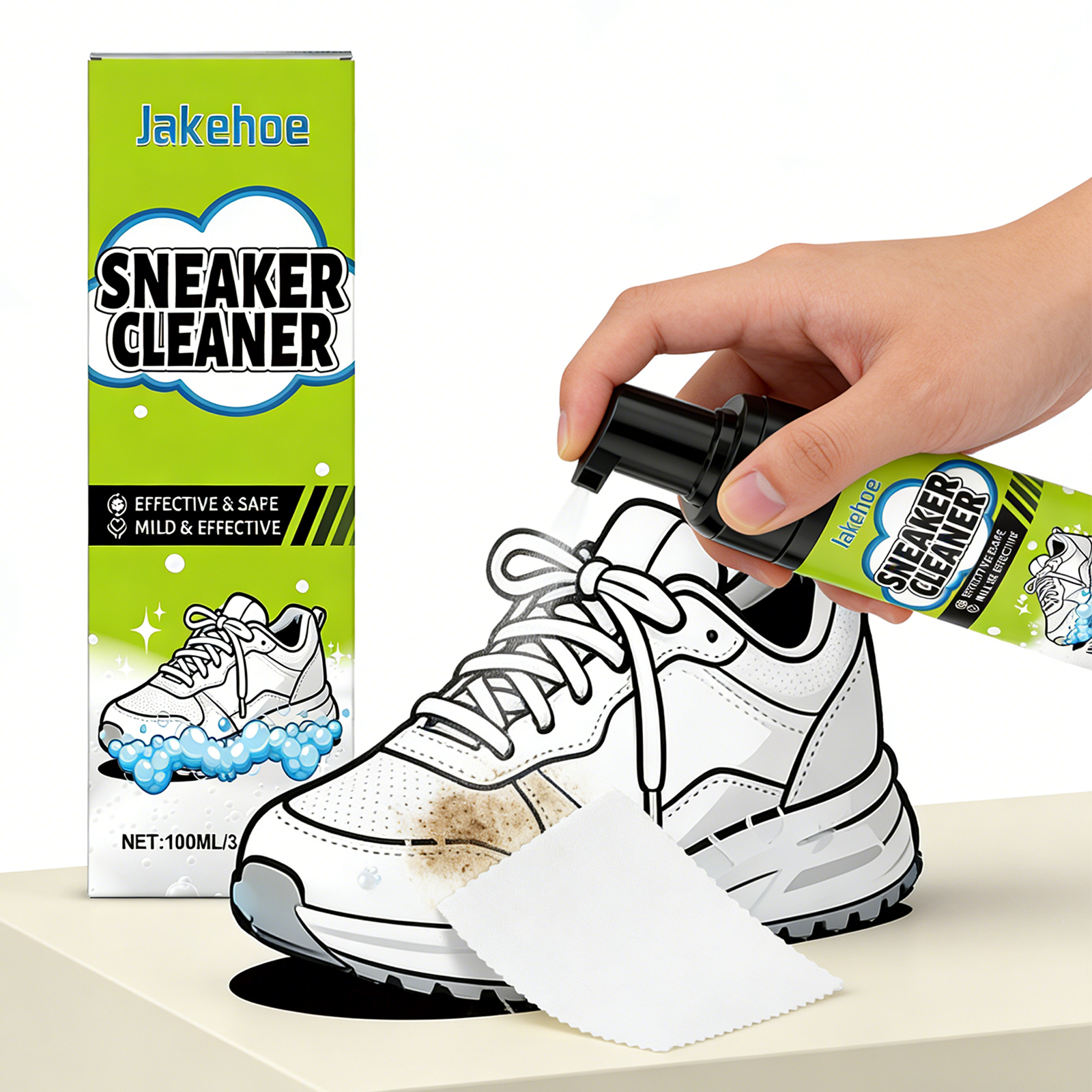 White Shoe Cleaner Sneaker Cle - Sneaker Cleaning Kit ulasan dan harga