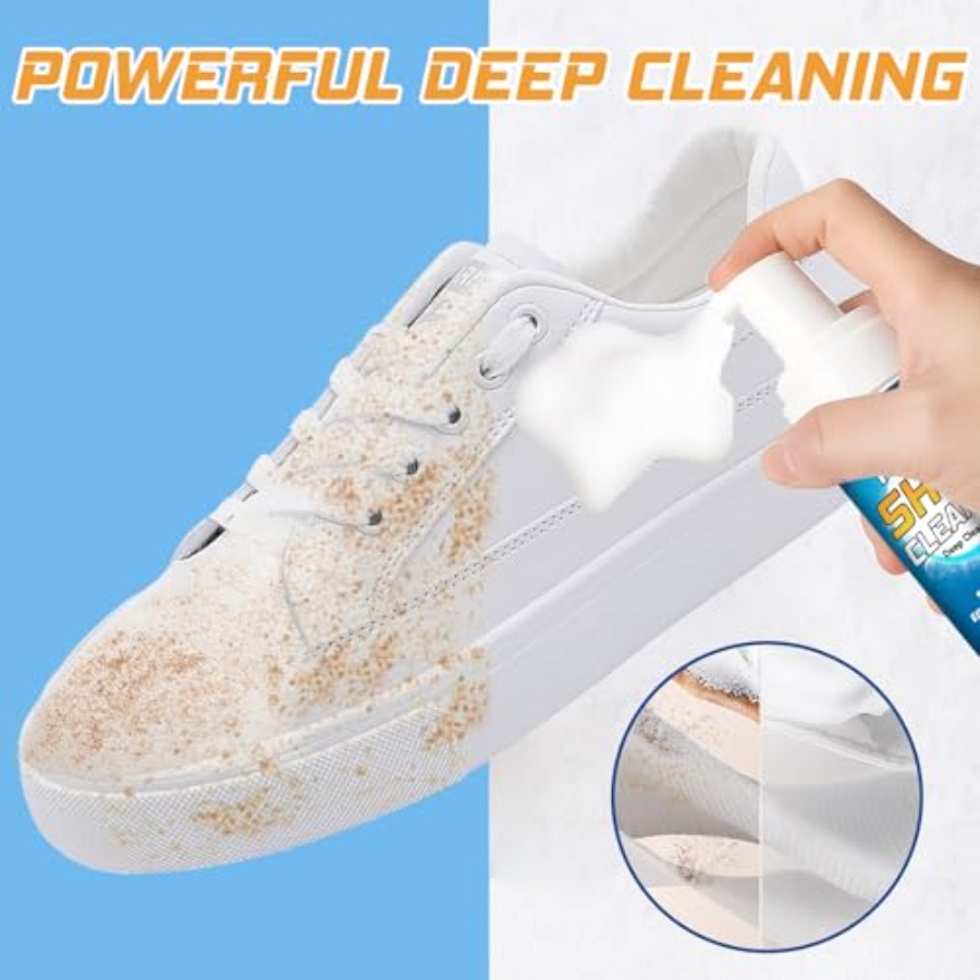 White Shoe Cleaner Kit 6.76Oz, - Sneaker Cleaning Kit ulasan dan harga